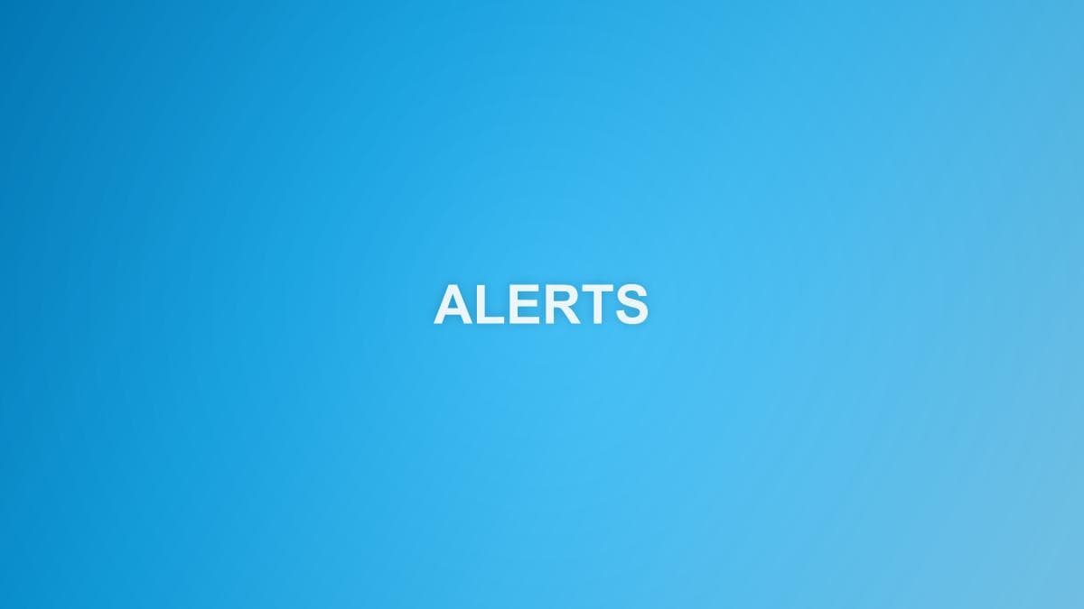 Smart Alerts